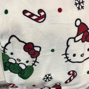 Hello Kitty Rare Holiday Christmas Blanket